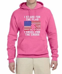Wild Bobby I Stand For The Flag I Kneel For The Cross | Mens Americana / American Pride Hooded Sweatshirt Graphic Hoodie Clothing Accessories 68 Wild Bobby I Stand For The Flag I Kneel For The Cross | Mens Americana / American Pride Hooded Sweatshirt Graphic Hoodie Clothing Accessories