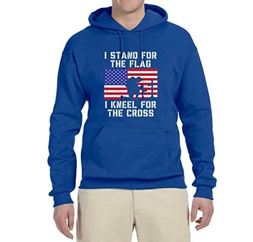 Wild Bobby I Stand For The Flag I Kneel For The Cross | Mens Americana / American Pride Hooded Sweatshirt Graphic Hoodie Clothing Accessories 35 Wild Bobby I Stand For The Flag I Kneel For The Cross | Mens Americana / American Pride Hooded Sweatshirt Graphic Hoodie Clothing Accessories