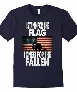 Boose Tees I Stand For The Flag I Kneel For The Fallen T-Shirt