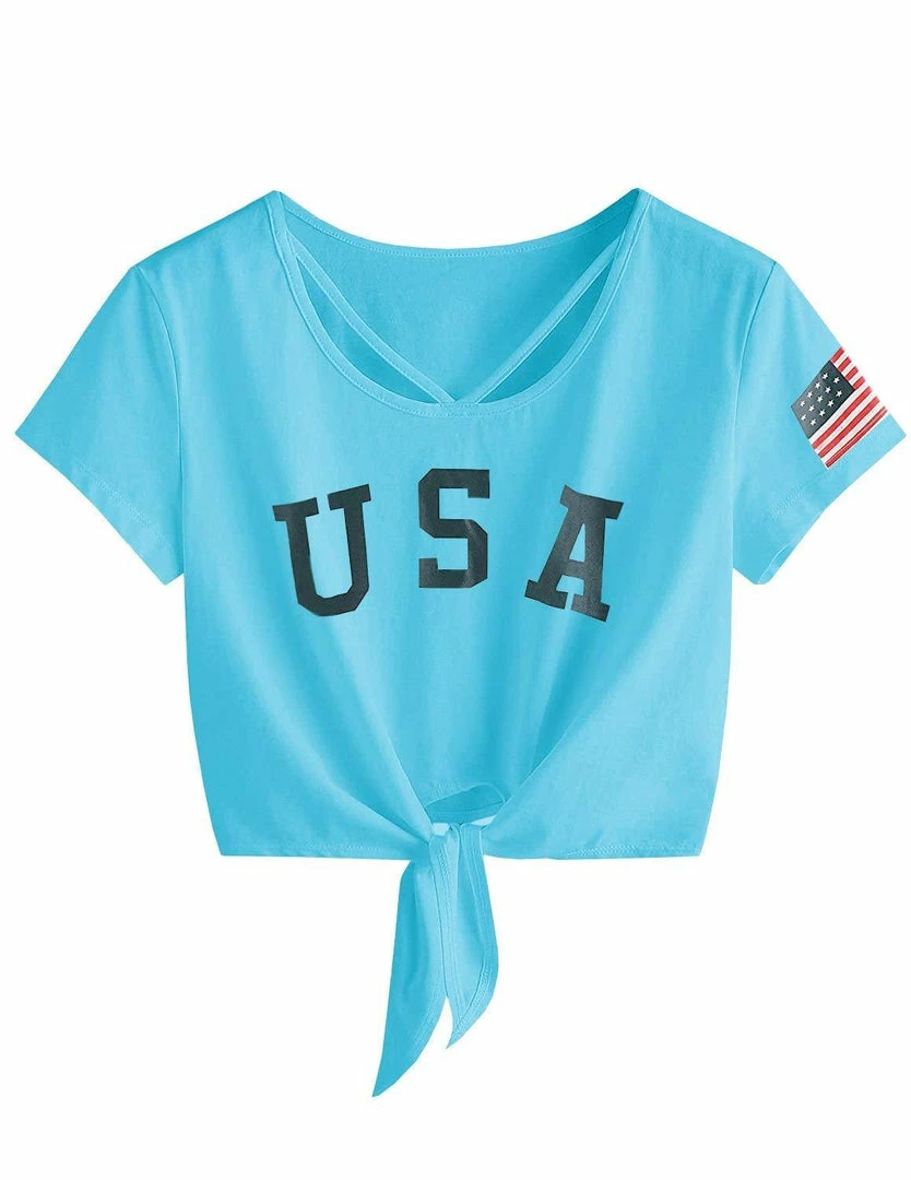 Women Clothing Imily Bela Womens Short Sleeve Summer Tops Cross Scoop Neck T-Shirt Knot Front USA Tees 13 Women Clothing Imily Bela Womens Short Sleeve Summer Tops Cross Scoop Neck T-Shirt Knot Front USA Tees