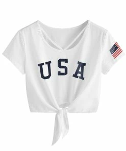Women Clothing Imily Bela Womens Short Sleeve Summer Tops Cross Scoop Neck T-Shirt Knot Front USA Tees 51 Women Clothing Imily Bela Womens Short Sleeve Summer Tops Cross Scoop Neck T-Shirt Knot Front USA Tees