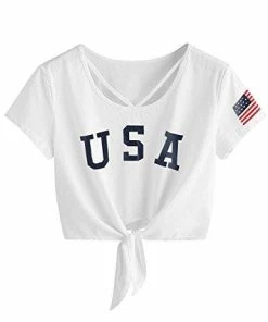 Women Clothing Imily Bela Womens Short Sleeve Summer Tops Cross Scoop Neck T-Shirt Knot Front USA Tees 55 Women Clothing Imily Bela Womens Short Sleeve Summer Tops Cross Scoop Neck T-Shirt Knot Front USA Tees