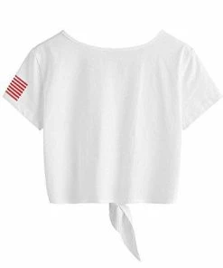 Women Clothing Imily Bela Womens Short Sleeve Summer Tops Cross Scoop Neck T-Shirt Knot Front USA Tees 56 Women Clothing Imily Bela Womens Short Sleeve Summer Tops Cross Scoop Neck T-Shirt Knot Front USA Tees