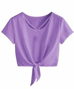 Women Clothing Imily Bela Womens Short Sleeve Summer Tops Cross Scoop Neck T-Shirt Knot Front USA Tees 66 Women Clothing Imily Bela Womens Short Sleeve Summer Tops Cross Scoop Neck T-Shirt Knot Front USA Tees