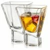 Casual Glasses JoyJolt Carre 2-Piece Cocktail Glasses Set, 8 Ounce Martini Glasses
