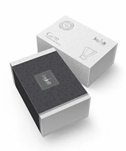 Casual Glasses JoyJolt Carre 2-Piece Cocktail Glasses Set, 8 Ounce Martini Glasses