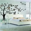 LaceDecaL Large Family Tree Wall Decal. Peel & Stick Vinyl Sheet, Easy To Install & Apply History Decor Mural For Home, Bedroom Stencil Decoration. DIY Photo Gallery Frame Decor Sticker
