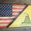 Online American Store Large Concealment Flag - American Gadsden Flag Concealment Flags