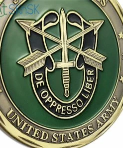 The American Store Latest Retro Coin Bronze Plated Skull Crafts Green Beret Metal Coin Collectible Special Forces Unite States Army Challenge Coins