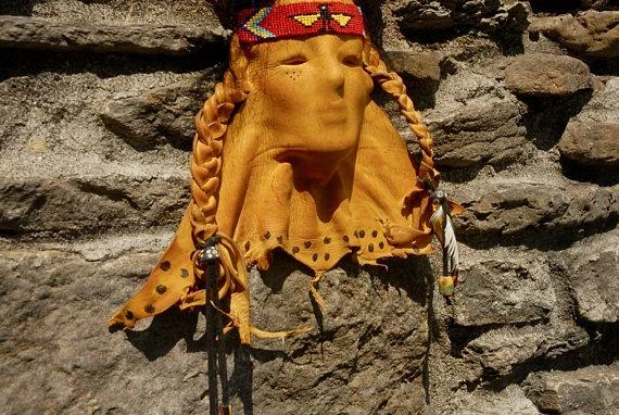 HollyHawkDesigns Leather Face - Leather Mask - Thunderbird Warrior Native American Collection 5 HollyHawkDesigns Leather Face - Leather Mask - Thunderbird Warrior Native American Collection