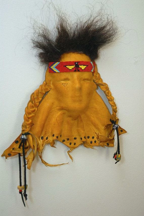 HollyHawkDesigns Leather Face - Leather Mask - Thunderbird Warrior Native American Collection 12 HollyHawkDesigns Leather Face - Leather Mask - Thunderbird Warrior Native American Collection