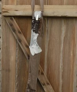 The American Store Native American Collection Leather Flute Bag, Native American Styled Flute Bag, Western Flute Bag,flute Accessory,instrument Case, Hair On Hide Flute Bag