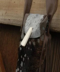 The American Store Native American Collection Leather Flute Bag, Native American Styled Flute Bag, Western Flute Bag,flute Accessory,instrument Case, Hair On Hide Flute Bag