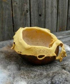 The American Store Native American Collection Leather Gourd Bowl, Harvest Bowl, Sunflower Bowl 15 The American Store Native American Collection Leather Gourd Bowl, Harvest Bowl, Sunflower Bowl