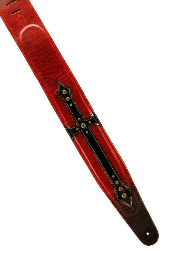 Online American Store Leather Guitar Strap, Red And Black Guitar Strap: Cardinals Cross Guitar Strap Accessories 7 Online American Store Leather Guitar Strap, Red And Black Guitar Strap: Cardinals Cross Guitar Strap Accessories