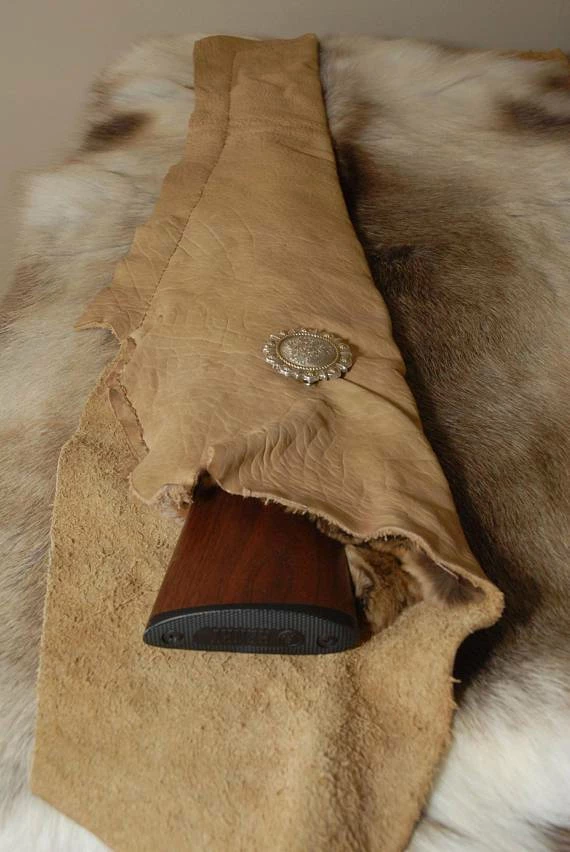 The American Store Leather Gun Cases, Rifle Case, Hunting Gun Case, Handmade Gun Case,Fringed Gun Case, Long Gun Case, Silver Concho 3 The American Store Leather Gun Cases, Rifle Case, Hunting Gun Case, Handmade Gun Case,Fringed Gun Case, Long Gun Case, Silver Concho