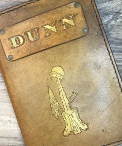 TruthTreasuresMil Leather Journal Cover, Custom Leather Notebook, Personalized Leather Journal, Military Gift, Military Notebook, Mens Journal, Mens Notebook Accessories