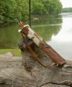 HollyHawkDesigns Leather Quiver, Archers Quiver, Tribal Quiver, Archery Bag, Archery Quiver, Western Quiver, Cowhide Quiver