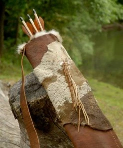 HollyHawkDesigns Leather Quiver, Archers Quiver, Tribal Quiver, Archery Bag, Archery Quiver, Western Quiver, Cowhide Quiver