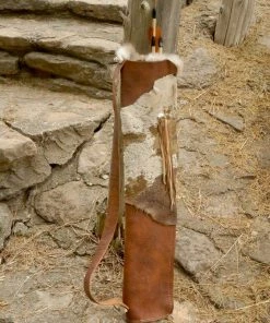 HollyHawkDesigns Leather Quiver, Archers Quiver, Tribal Quiver, Archery Bag, Archery Quiver, Western Quiver, Cowhide Quiver