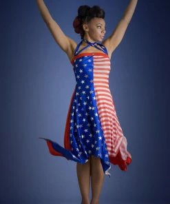 CostumizeMe Libertease Patriotic American Flag Convertible Dress Women Clothing