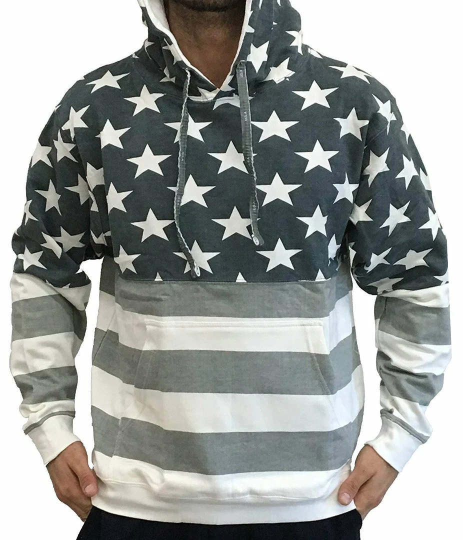 Licensed-Mart Originals Unisex Proud American Flag Pullover Hoodie Sweatshirt Mens Clothing 4 Licensed-Mart Originals Unisex Proud American Flag Pullover Hoodie Sweatshirt Mens Clothing