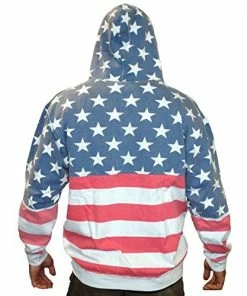 Licensed-Mart Originals Unisex Proud American Flag Pullover Hoodie Sweatshirt Mens Clothing 11 Licensed-Mart Originals Unisex Proud American Flag Pullover Hoodie Sweatshirt Mens Clothing