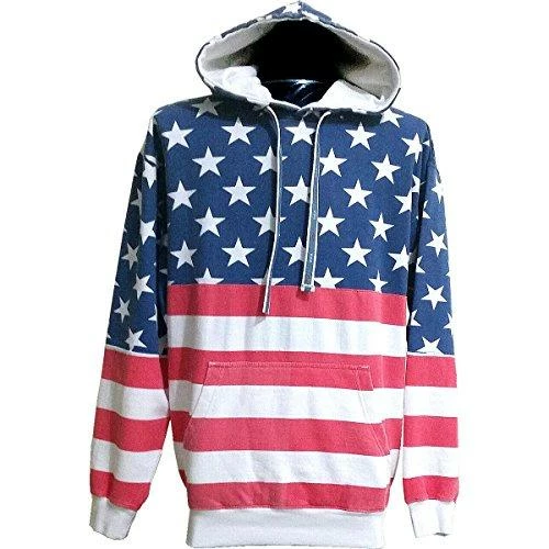 Licensed-Mart Originals Unisex Proud American Flag Pullover Hoodie Sweatshirt Mens Clothing 7 Licensed-Mart Originals Unisex Proud American Flag Pullover Hoodie Sweatshirt Mens Clothing