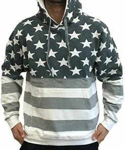 Licensed-Mart Originals Unisex Proud American Flag Pullover Hoodie Sweatshirt Mens Clothing 13 Licensed-Mart Originals Unisex Proud American Flag Pullover Hoodie Sweatshirt Mens Clothing