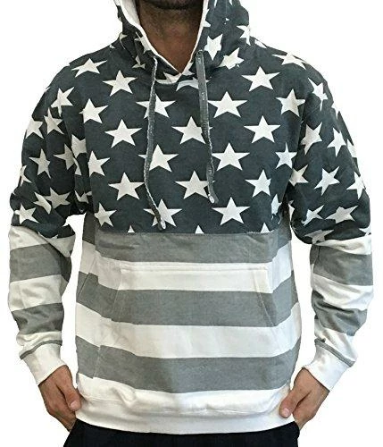 Licensed-Mart Originals Unisex Proud American Flag Pullover Hoodie Sweatshirt Mens Clothing 8 Licensed-Mart Originals Unisex Proud American Flag Pullover Hoodie Sweatshirt Mens Clothing