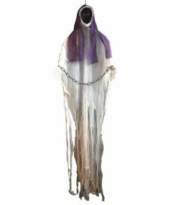 Giftower Party Store Light Up Eyes Hanging Black Face Ghost Haunted House Escape Horror Props Halloween Decorations