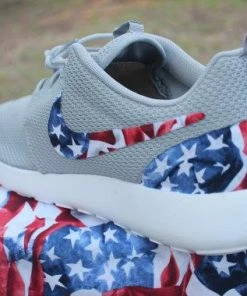GrabbKicks Accessories LIMITED American Flag Nike Custom Roshe