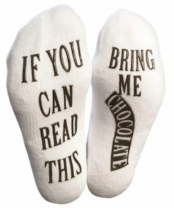 Haute Soiree Women Clothing Luxury Cotton"Bring Me Coffee" Funny Socks - Perfect Mother's Day Gift For Her, Hilarious Novelty Or Gag Gift Idea For Wife Or Husband - Best White Elephant Present For Coffee Lover