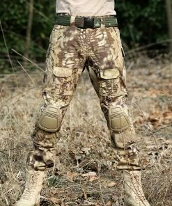 MEGE KNIGHT Official Store MEGE 12 Camouflage Color Tactical Clothing Army Of Combat Uniform, Military Pants With Knee Pads, Airsoft Paintball Clothing
