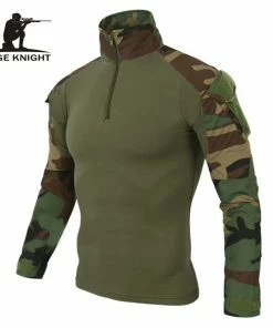 Online American Store MEGE 12 Camouflage Colors US Army Combat Uniform Military Shirt Cargo Multicam Airsoft Paintball Tactical Cloth With Elbow Pads Military Clothing & Accessories