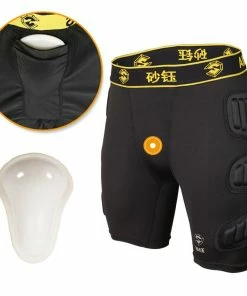 The American Store Men American Football Pants Soccer Training Pant Goalkeeper Sports Kits EVA Sponge Goal Keeper Goalie Shorts Knee Pad Protection Sports Accessories
