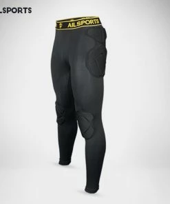 The American Store Men American Football Pants Soccer Training Pant Goalkeeper Sports Kits EVA Sponge Goal Keeper Goalie Shorts Knee Pad Protection Sports Accessories