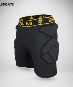 The American Store Men American Football Pants Soccer Training Pant Goalkeeper Sports Kits EVA Sponge Goal Keeper Goalie Shorts Knee Pad Protection Sports Accessories