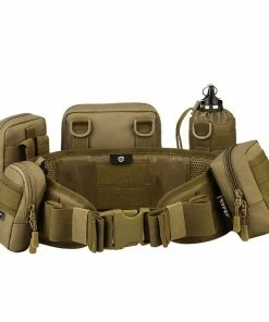 YOU Show Store Military Clothing & Accessories Men Army Military Camouflage MOLLE Girdle Tactical Outer Waist Belt Padded CS Belt Multi-Use Equipment Airsoft Wide Belts