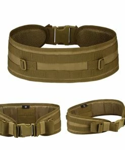 YOU Show Store Military Clothing & Accessories Men Army Military Camouflage MOLLE Girdle Tactical Outer Waist Belt Padded CS Belt Multi-Use Equipment Airsoft Wide Belts