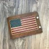 The American Store Men's Leather Wallet, American Flag Wallet, Thin Wallet, Military Gift, Bifold Leather Wallet, Durable Wallet, Men's Wallet, Minimal Wallet Accessories