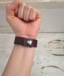 TruthTreasuresMil Mens Leather Bracelet, Military Bracelet, Hero Stamped On Front, Military Gift, Leather Wristband, Groomsman Gift, Handmade Leather, USA Clothing Accessories 8 TruthTreasuresMil Mens Leather Bracelet, Military Bracelet, Hero Stamped On Front, Military Gift, Leather Wristband, Groomsman Gift, Handmade Leather, USA Clothing Accessories