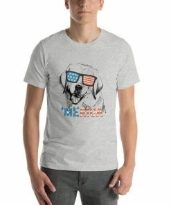 The American Store Merica Labrador USA Flag Shirt, Dog Lover Gift, Dog Lover Shirt, Labrador Shirt, Labrador Gift, 4th July Shirt, 4th July Tee, 4th July Gift Mens Clothing