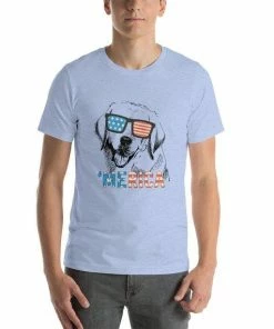 The American Store Merica Labrador USA Flag Shirt, Dog Lover Gift, Dog Lover Shirt, Labrador Shirt, Labrador Gift, 4th July Shirt, 4th July Tee, 4th July Gift Mens Clothing