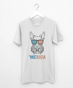 MyCreativeGiftStore Mens Clothing Merica Schnauzer USA Flag Shirt, Schnauzer Gift, Schnauzer, Patriotic Shirt, Dog Lover Shirt, Dog Lover Gift, 4th July Shirt, 4th July Gift