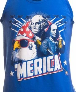 Onlineamericanstore MERICA | Epic USA Patriotic American Party Unisex 'Merica Tank Top