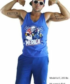 Onlineamericanstore MERICA | Epic USA Patriotic American Party Unisex 'Merica Tank Top