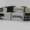 Collarswithcolor Pets Michigan State University Hemp Dog Collar Or Leash