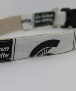Collarswithcolor Pets Michigan State University Hemp Dog Collar Or Leash