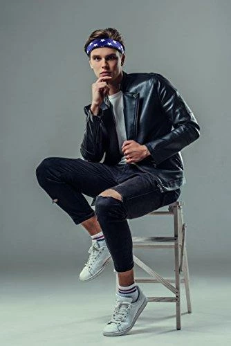 Online American Store Monkey Movement Sports Headbands For Men & Women: Sweat-Wicking Sweatband For Exercise, Running, Crossfit, Tennis, Basketball, Yoga, Athletics, And Any Workout Clothing Accessories 7 Online American Store Monkey Movement Sports Headbands For Men & Women: Sweat-Wicking Sweatband For Exercise, Running, Crossfit, Tennis, Basketball, Yoga, Athletics, And Any Workout Clothing Accessories